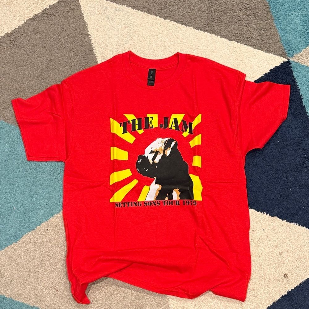 The Jam setting Sons tour T-shirt from 1979 replica